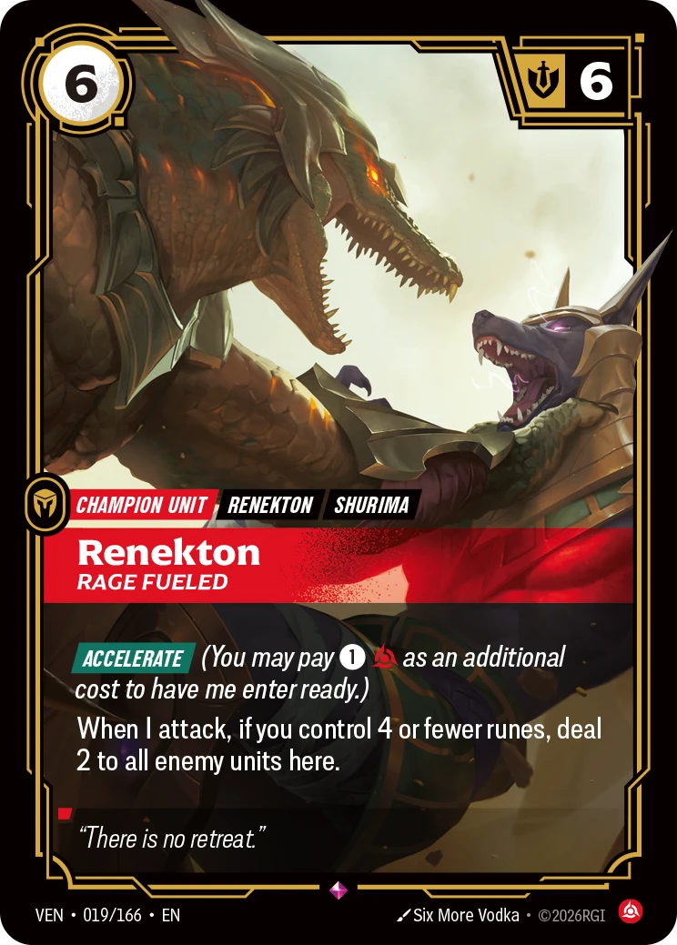 Renekton, Rage Fueled